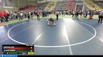 130-131 lbs Round 1 - Nathan Cox, AL vs Ethan Banda, IL