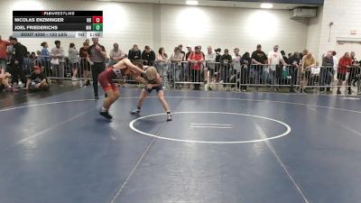 120 lbs Consi Of 16 #2 - Nicolas Enzminger, ND vs Joel Friederichs, MN