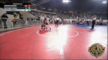 67 lbs Final - Breckin DeAnda, Husky Wrestling Club vs Matthew Powell, F-5 Grappling