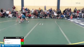 70 lbs Cons. Round 2 - Logan `Beast Dawg` Grant, LaCrosse Area Wrestlers (LAW) vs Monti Fry, Revolution Training Club