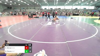 95 lbs Round Of 16 - Gabe Benyo, Mat Assassins Black vs Nick Payne, Team Shutt