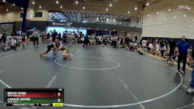 92 lbs Round 6 (8 Team) - Bryce Fiore, Team Gotcha vs Carson Raper, Ohio Gold