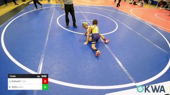 58 lbs Final - Joseph Kidwell, Team Tulsa Wrestling Club vs Kaleb Kelly, Broken Arrow Wrestling Club