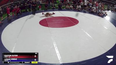 89 lbs Cross Bracket (8 Team) - Easton Suter, Utah vs Logan Krenz, Idaho 1