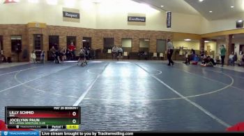 75 lbs Quarterfinal - Jocelynn Paun, Rick Larsen Wrestling Club vs Lilly Schmid, BWC