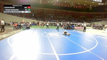 3A Boys 144 lbs Quarterfinal - Boone Marquess, Pleasant Hill Boys vs Lucian Miller, Burns Boys