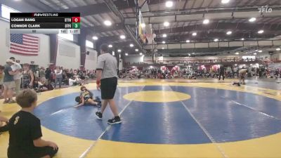 90 lbs Round 4 (12 Team) - Logan Rang, Steller Trained Thorn vs Connor Clark, Steller Trained Fox