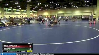 195 lbs Round 6 (8 Team) - Andrew Liber, Foxfire vs Justice Onstott, Michigan Gold Pitbulls AS