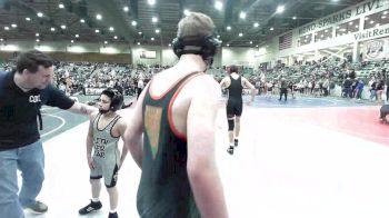 156 lbs Quarterfinal - Nicco Folino, Cornerstone Mat Club vs Cole Wood, Fallon Outlaws WC