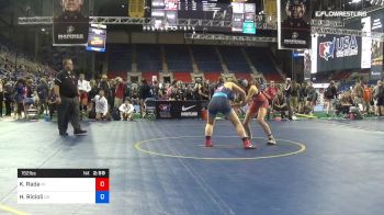 152 lbs Cons 16 #2 - Kayley Rada, Michigan vs Hannah Ricioli, California