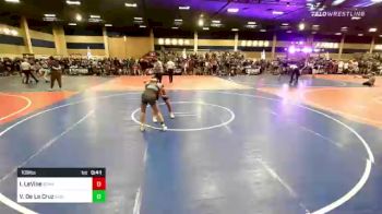 109 lbs Consi Of 8 #1 - Izzy LeVine, Stampede WC vs Violet De La Cruz, Rise RTC