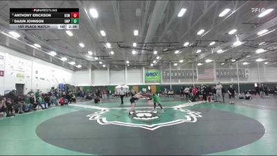174 lbs 1st Place Match - Dajun Johnson, UW-Parkside vs Anthony Erickson, Central Missouri
