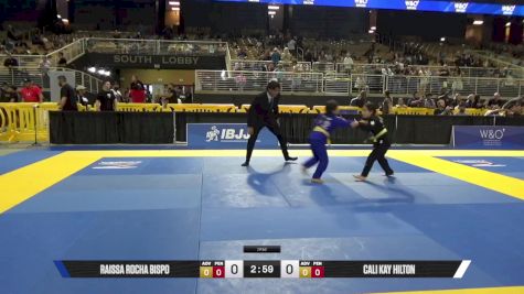 Cali Kay Hilton vs Raissa Rocha Bispo 2025 Pan Kids Jiu-Jitsu IBJJF Championship