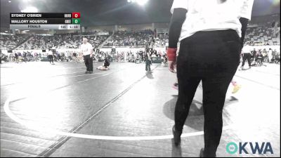 200 lbs Final - Sydney O'brien, Hurricane Wrestling Academy vs Mallory Houston, Greenwood Wrestling Academy