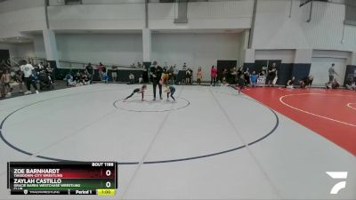 50 lbs 1st Place Match - Zaylah Castillo, Gracie Barra Westchase Wrestling Club vs Zoe Barnhardt, Takedown-City Wrestling