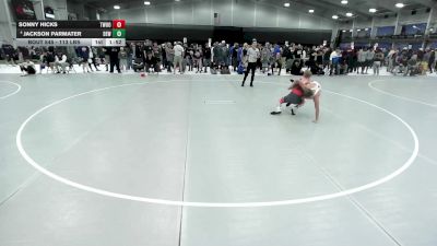 113 lbs Champ. Rd Of 16 - Sonny Hicks, Threestyle Wrestling Of Oklahoma vs Jackson Parmater, DC Elite Wrestling
