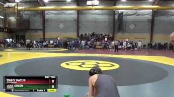 106 lbs Cons. Round 6 - Luke Green, Aurora vs Timmy Mazur, St. Edward