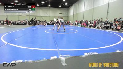 115 lbs Rr Rnd 1 - Ella Wells, Storm Wrestling Center vs Autumn Belvin, Shelton Wrestling Academy 7-12