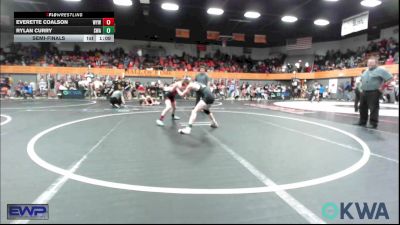 92 lbs Semifinal - Everette Coalson, Weatherford Youth Wrestling vs Rylan Curry, Shelton Wrestling Academy