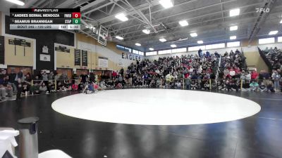 120 lbs Semifinal - Andres Bernal Mendoza, Fairfield Warde vs Seamus Brannigan, Staples