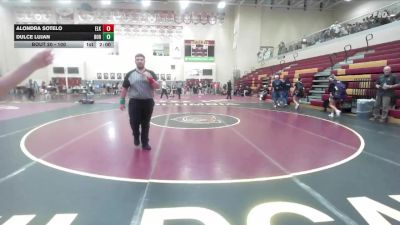 100 lbs Champ. Round 1 - Dulce Lujan, Borah vs Alondra Sotelo, Elko