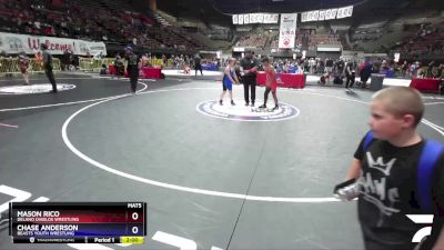 120 lbs Semifinal - Mason Rico, Delano Diablos Wrestling vs Chase Anderson, Beasts Youth Wrestling