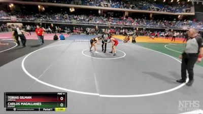 5A 106 lbs Cons. Round 2 - Tobias Gilman, Argyle vs Carlos Magallanes, Dumas