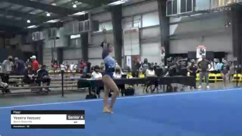 Yossira Vazquez - Floor, Byers Roseville - 2021 Region 1 Women's Championships