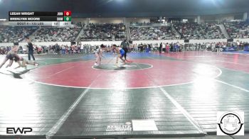 133 lbs Consi Of 8 #2 - Leeah Wright, John Marshall vs Brenlynn Moore, Shawnee Wrestling