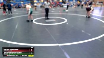 190 lbs Round 2 - Tyler Zwingman, Columbus vs Braxton Bruggeman, Gretna