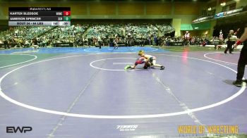 64 lbs Consi Of 16 #2 - Karter Bledsoe, Rising Kingz vs Jameson Spencer, Steel City Reloaded
