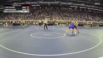 D3-190 lbs Champ. Round 1 - Alex Schram, Saginaw Swan Valley vs Brettin Rouse, Kingsford HS