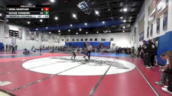 110 Girls Champ. Round 1 - Keira Grantham, Otay Ranch vs Kaylee Thoresen, Oceanside