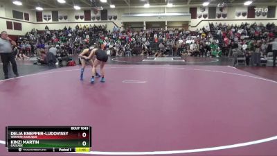 125 lbs Cons. Round 1 - Delia Knepper-Ludovissy, Western Dubuque vs Kinzi Martin, Cascade