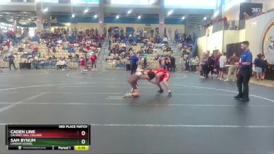 138 lbs 3rd Place Match - Caden Link, Calvert Hall College vs Sam Bynum, Landon School