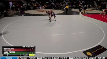 160 lbs 13th Place Match - Edon Davis, Farmington vs Alex Torres, Waconia