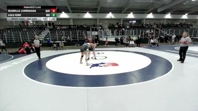 207 lbs Semis - Isabella Lorenzana, Surfside RTC vs Lulu Kirk, Raider Wrestling Club