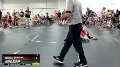 76 lbs Round 3 (6 Team) - Lincoln Sparks, PA East Lightning vs Maxwell Bhandari, Xtreme Team