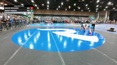 115 lbs Champ. Round 2 - Gracie Richards, Reed vs Bailey Franco, Will C. Wood