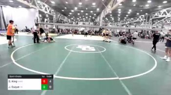 83 lbs Semifinal - Griffin King, Northampton vs Joaquin Duque, Triumph