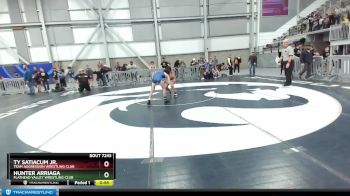110 lbs Cons. Round 4 - Ty Satiacum Jr., Team Aggression Wrestling Club vs Hunter Arriaga, Flathead Valley Wrestling Club
