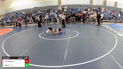 12U Boys - 63 lbs Champ. Round 1 - Grayson Baum, SCN Youth Wrestling Club vs Dennis Daxberger, Falcons Wrestling Club