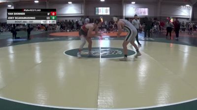 197 lbs Cons. Round 1 - Van Skinner, University Of Indianapolis vs Joey Scaramuzzino, Lake Erie College