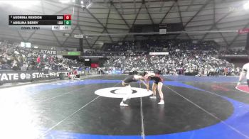 Girls 4A 135 lbs Cons. Semi - Audrina Rendon, Sunnyside (Girls) vs Adelina Berry, Lewis And Clark (Girls)