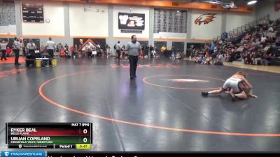 BN-9 lbs Semifinal - Urijah Copeland, Mediapolis Youth Wrestling vs Ryker Beal, Belle Plaine