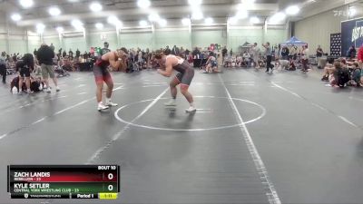 165 lbs Round 3 (8 Team) - Zach Landis, Rebellion vs Kyle Setler, Central York Wrestling Club