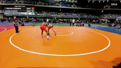 6A 150 lbs Cons. Round 2 - Tristan Forsman, Houston Clear Lake vs Xavier Stoops, Converse Judson