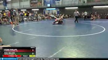 116 lbs Round 3 (8 Team) - Stone Phillips, Alabama Elite Gold vs Peri Nelson, The Big MF Purge