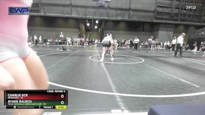 120 lbs Cons. Round 3 - Charlie Eck, Brawlers vs Ryder Rausch, Team Haysville Wrestling Club