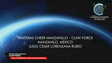 Panteras Cheer Manzanillo - Claw Force [2026 L7 International Open Coed Non Tumbling Semis] 2026 The Cheerleading Worlds